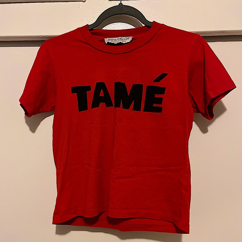 ETRE CECILE graphic tee (front & back)